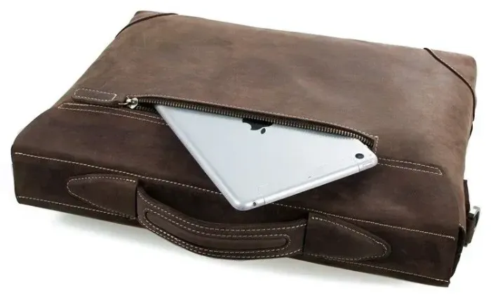 Портфель Vintage 14441 у вінтажному стилі Коричневий