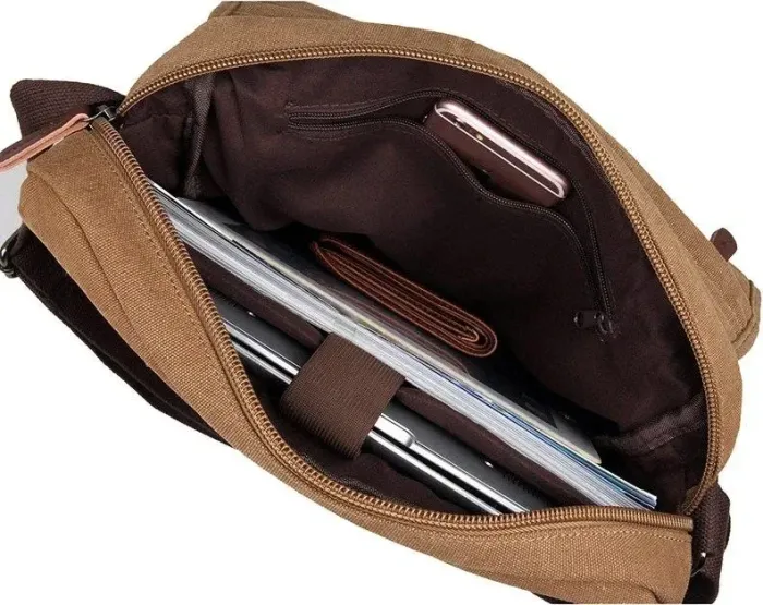 Сумка чоловіча Vintage 14445 коричнева