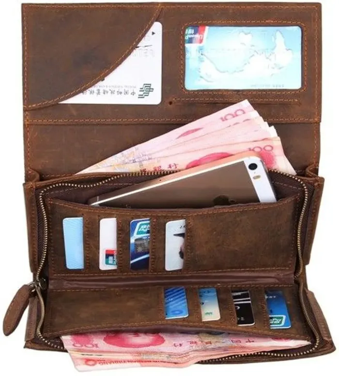 Чоловічий клатч Vintage 14444 Коричневий