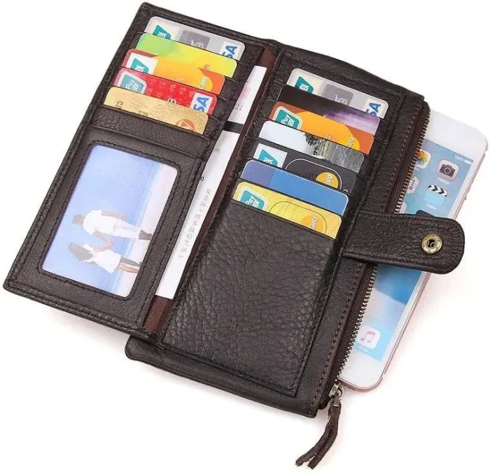 Гаманець Vintage 14447 шкіра Коричневий