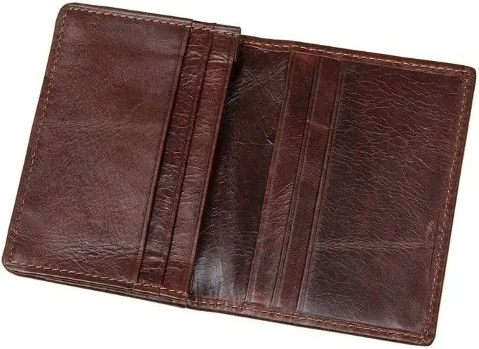 Візитниця Vintage 14450 із відділенням для карток Коричнева