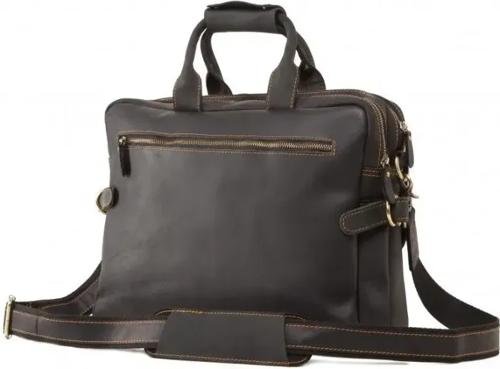 Сумка Vintage 14571 із вінтажної шкіри Коричнева