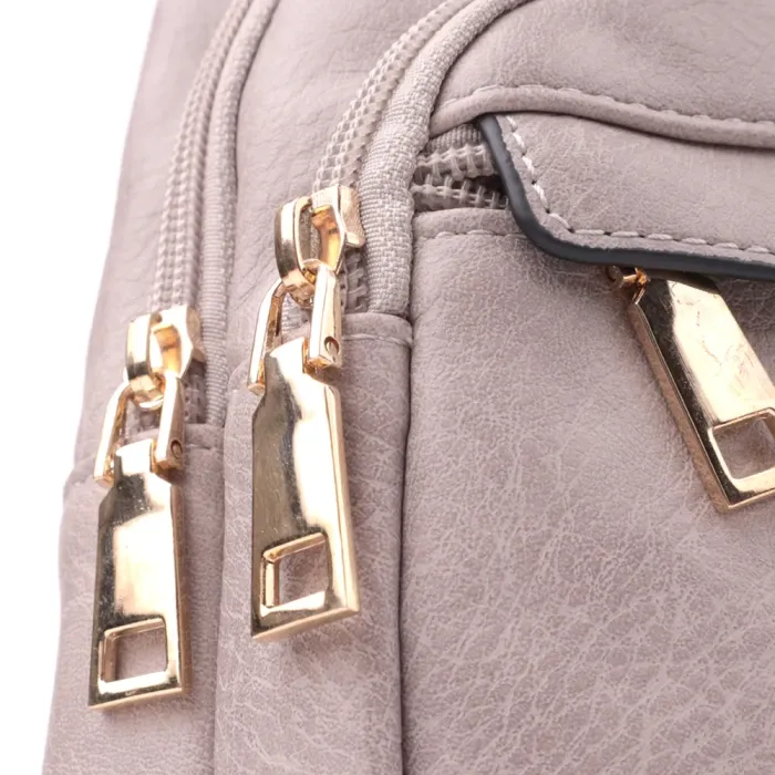 Стильна жіноча сумка через плече з екошкіри Vintage 15119 Бежевий