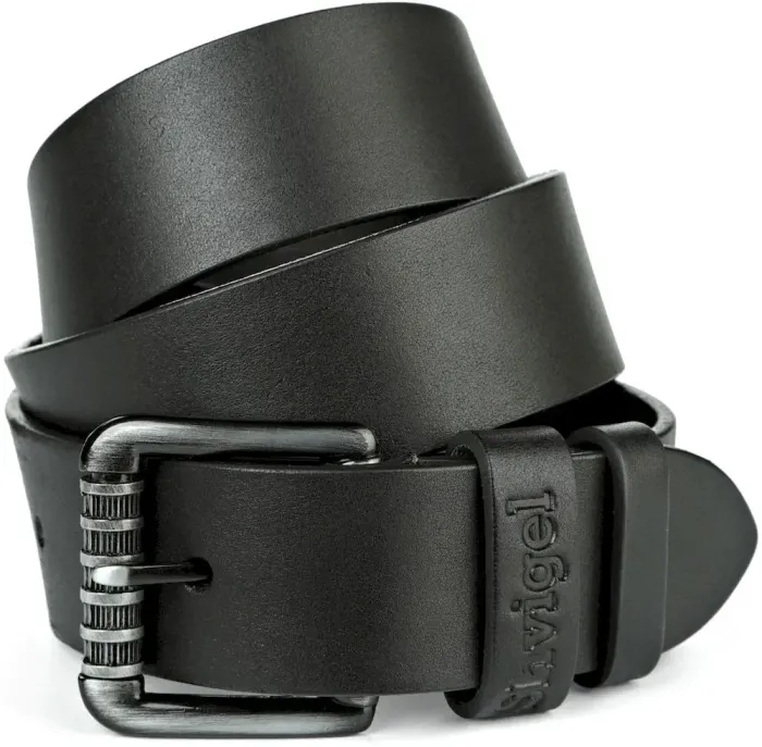 Ремінь SHVIGEL джинсовий 11023 Чорний