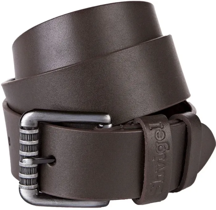 Ремінь SHVIGEL чоловічий 11022 Коричневий