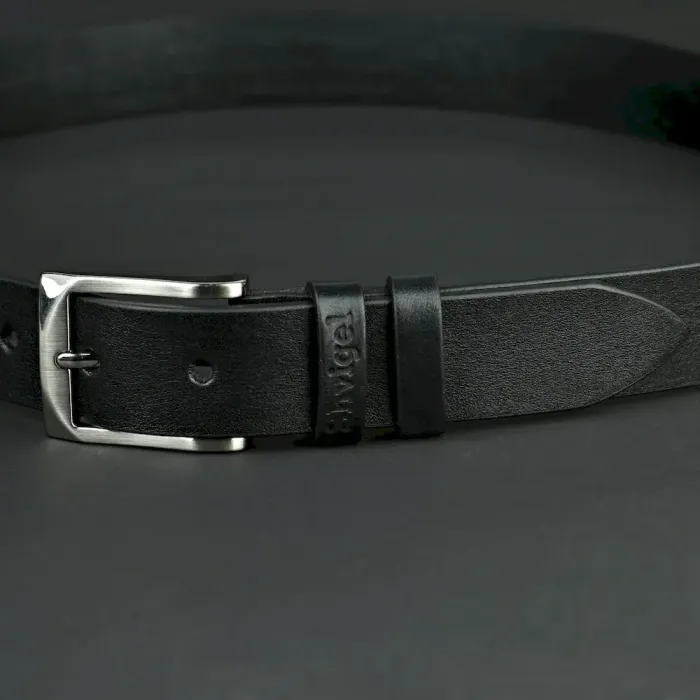 Ремінь SHVIGEL 11021 брючний Чорний