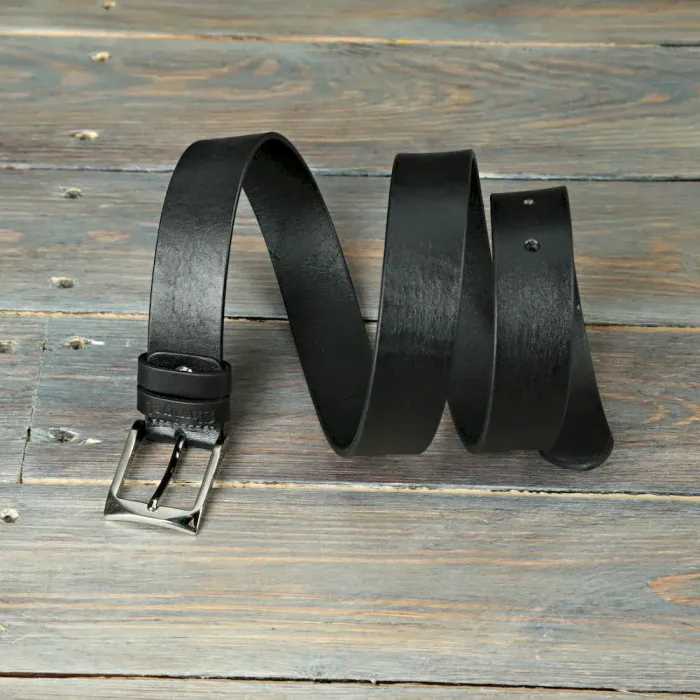 Ремінь SHVIGEL 11021 брючний Чорний