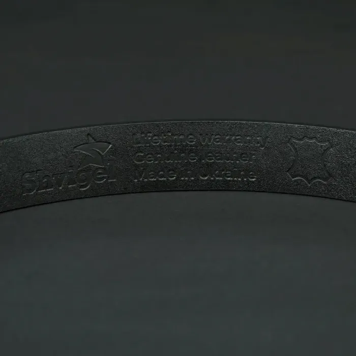 Ремінь SHVIGEL 11021 брючний Чорний