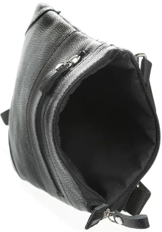 Сумка SHVIGEL 11025 шкіряна Чорна