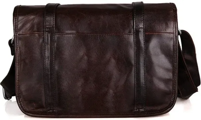 Сумка чоловіча Vintage 14476 шкіряна Коричнева