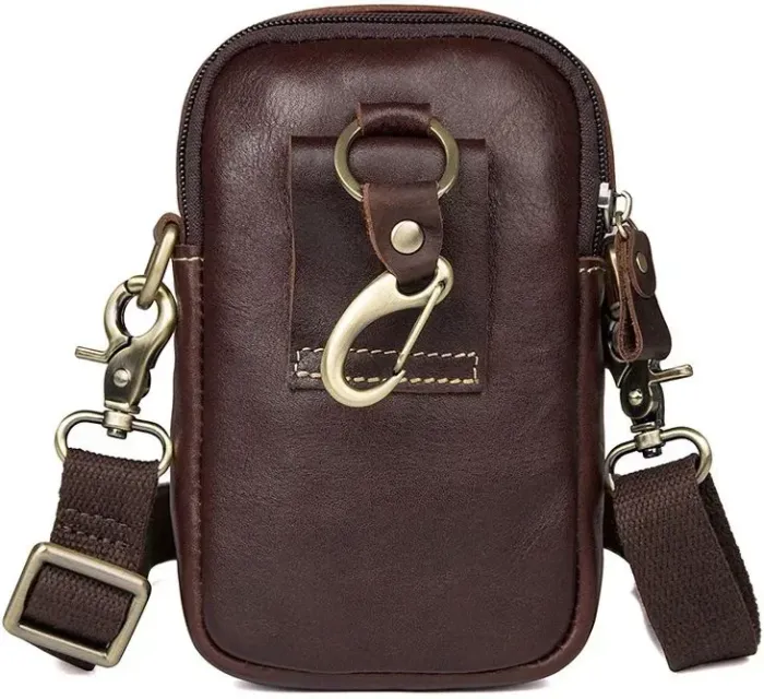 Сумка мужская Vintage 14475 Коричневая