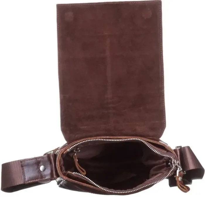 Сумка SHVIGEL 11042 шкіряна Коричнева