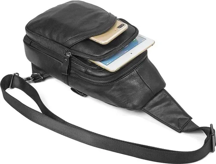 Сумка чоловіча Vintage 14477 Чорна