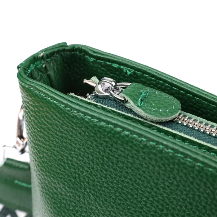 Стильна жіноча шкіряна сумка на кожен день. Vintage 22913 Зелений