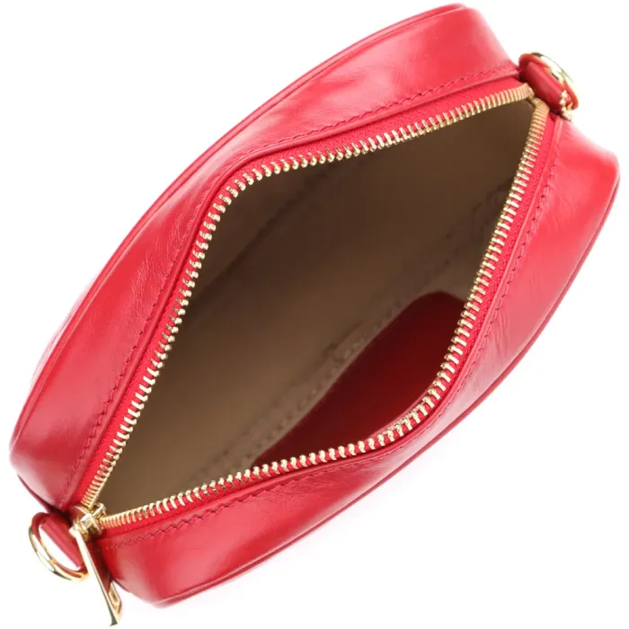 Стильна сумка з натуральної шкіри Tony Perotti 20838_1 (CA006-01DR dk red) Червоний