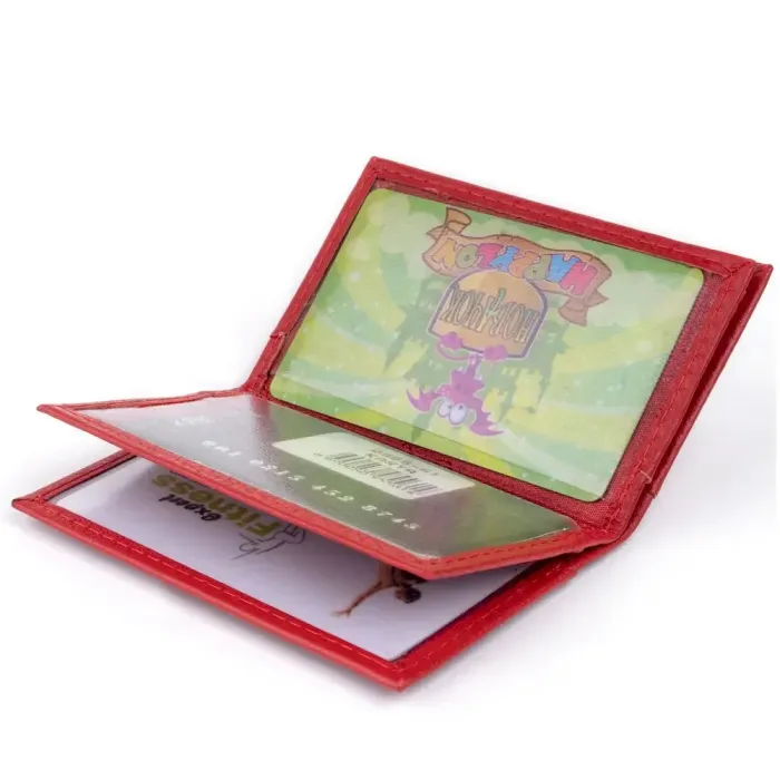 Візитниця-книжка ST Leather 19214 Червона