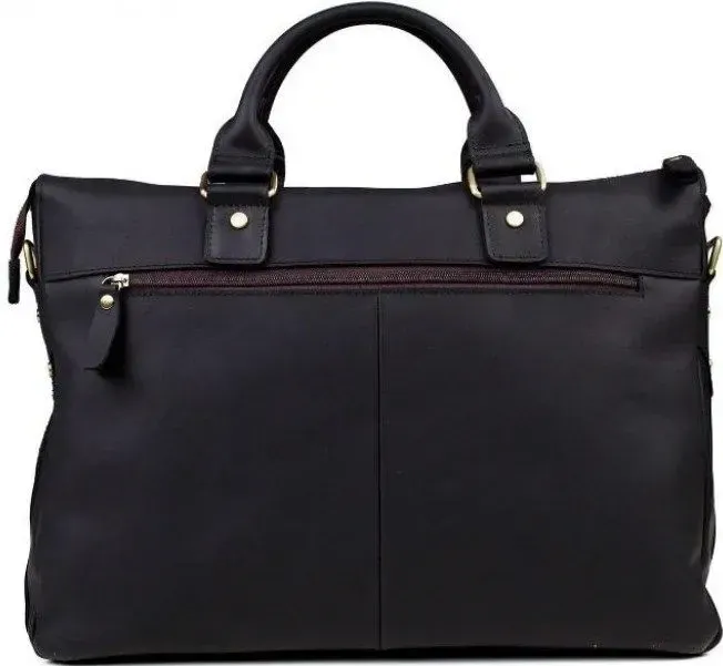 Сумка Vintage 14566 із натуральної шкіри Чорна