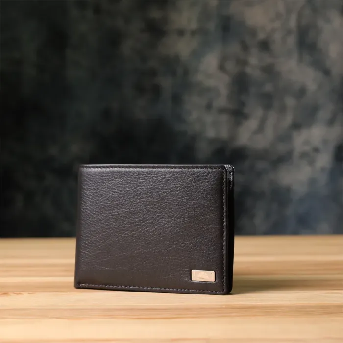 Зручний чоловічий гаманець без застібки з натуральної шкіри Tony Perotti 20843_1 (534+rfid nero) Чорний