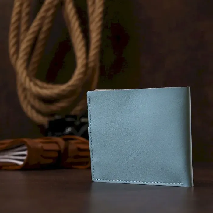 Жіноче класичне шкіряне портмоне Shvigel 16470 Синій