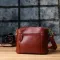 Яскрава жіноча шкіряна сумка з трьома секціями Vintage 22981 Червоний