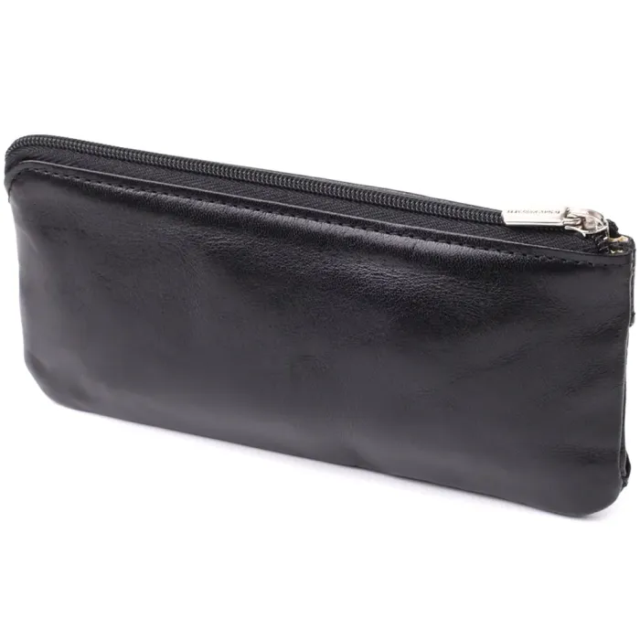 Містка ключниця на одне відділення з гладкої натуральної шкіри Tony Perotti 20851_1 (2686 nero) Чорний