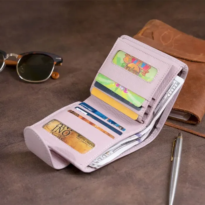 Маленький гаманець з монетницею позаду жіночий ST Leather 19266