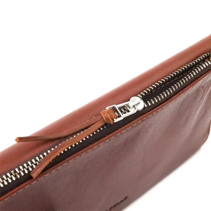 Практичний чоловічий портмоне Grande Pelle 11424 Коричневий