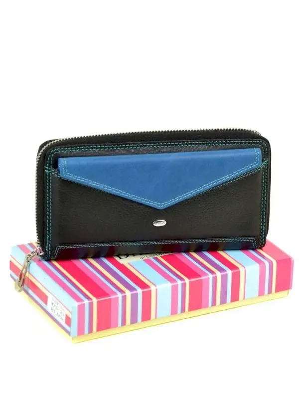 Кошелек Rainbow кожа DR. BOND WRS-21 black