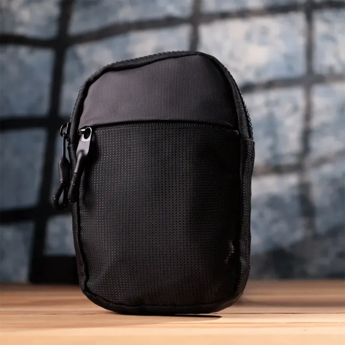 Слінг сумка для подорожей із якісного текстилю Vintage 22866 Чорний