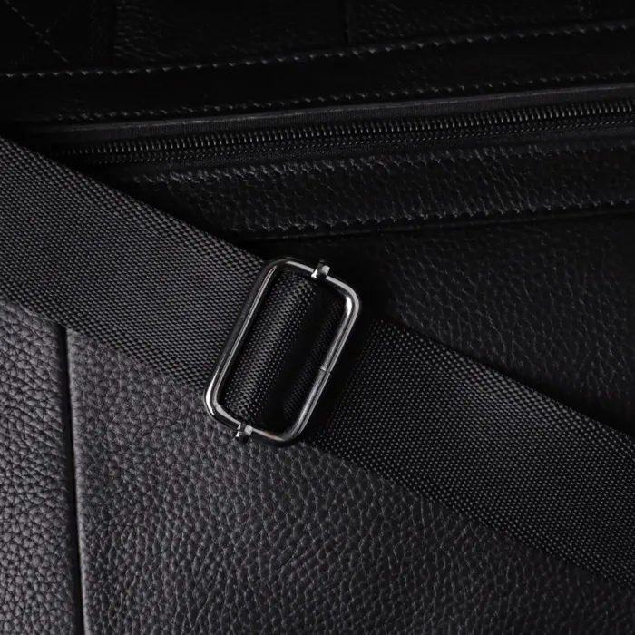 Діловий портфель для чоловіків із натуральної шкіри Vintage 23039 Чорний