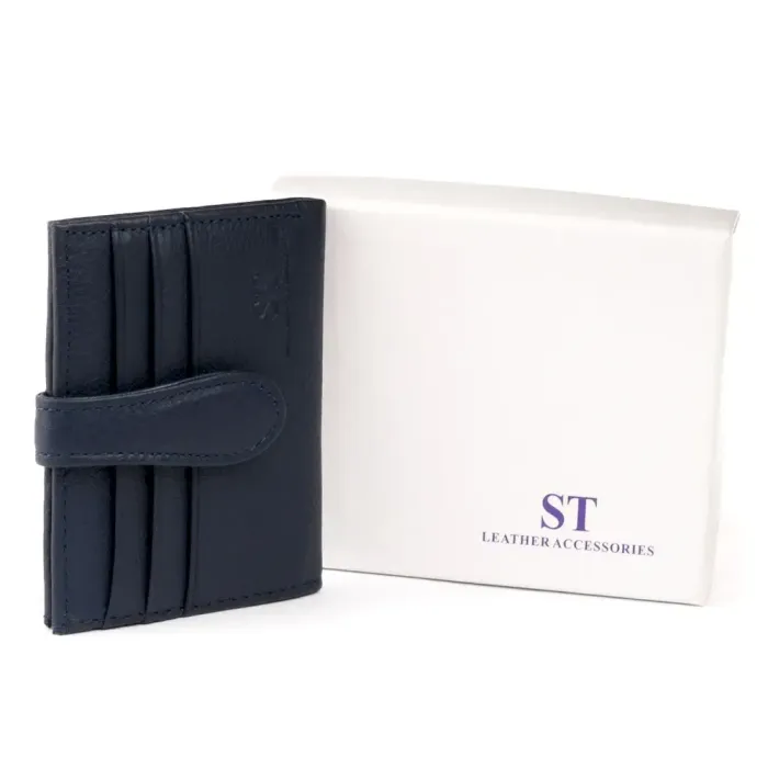 Кошелек-визитница ST Leather 19210 Темно-синий