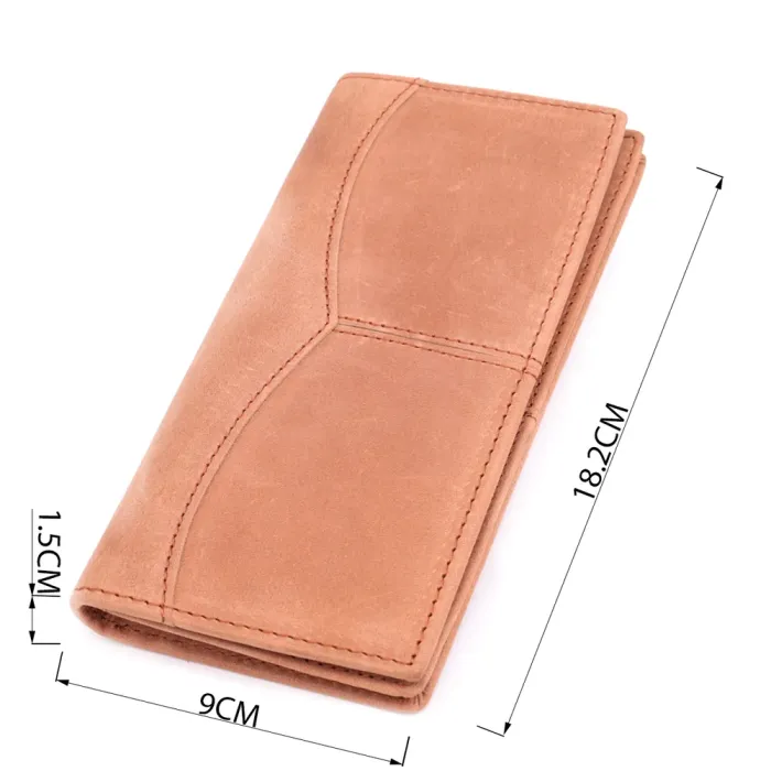 Гаманець унісекс у вінтажній натуральній шкірі 22853 Vintage Рудий