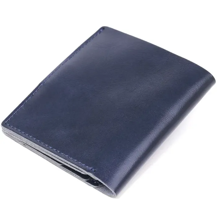 Компактное стильное портмоне Shvigel 16486 Синий