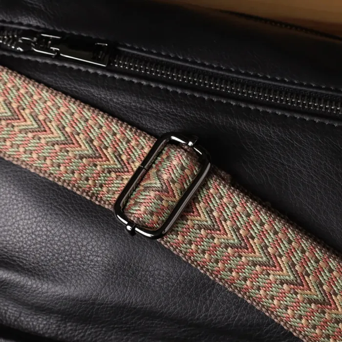 Стильна сумка на плече з натуральної шкіри Vintage 23001 Чорний