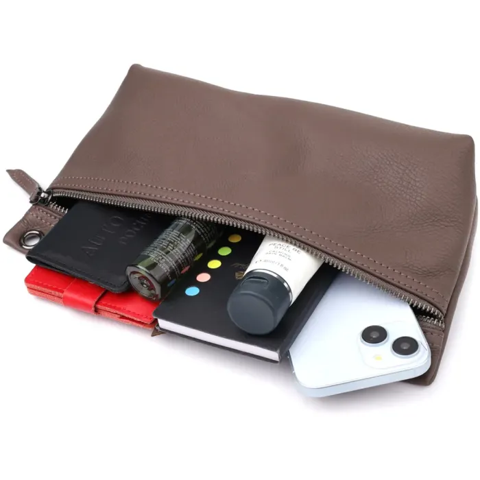 Зручна сумка жіноча на плече з натуральної шкіри Vintage 23006 Коричневий