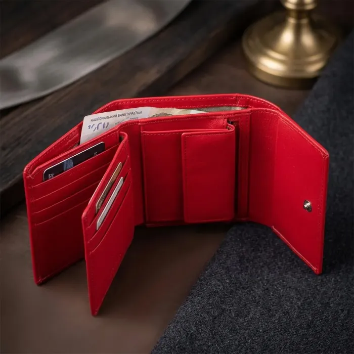 Жіночий гаманець Tony Perotti Swarovski 500N marlboro (90070) Червоний