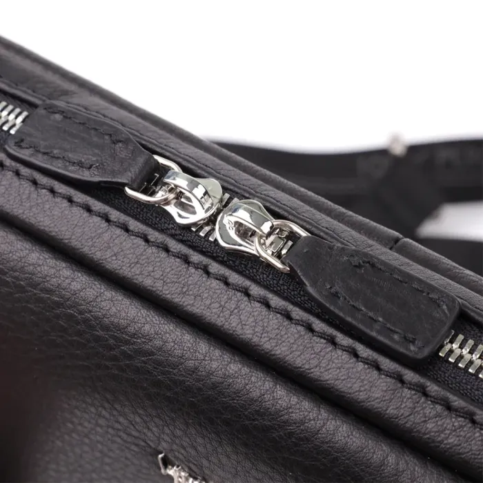 Цікава чоловіча сумка для планшета з м'якої натуральної шкіри Tony Perotti 20846_1 (9594-28 nero) Чорний