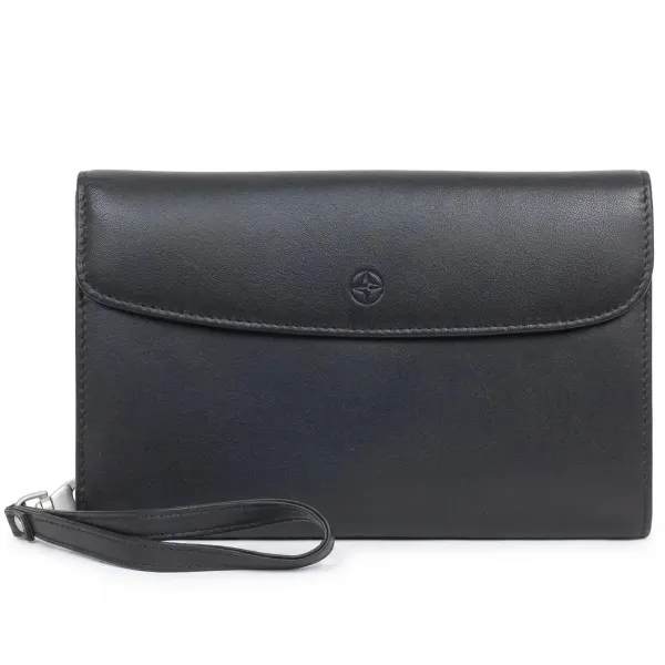 Унісекс портмоне-клатч Tony Perotti Cortina 5073 nero (90200) Чорне