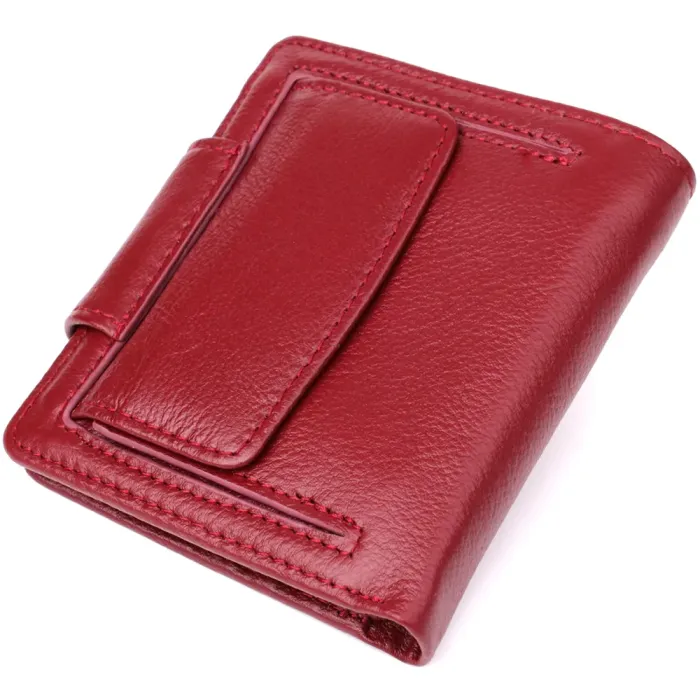 Жіночий гаманець вертикального формату з натуральної шкіри ST Leather 23071 Бордовий