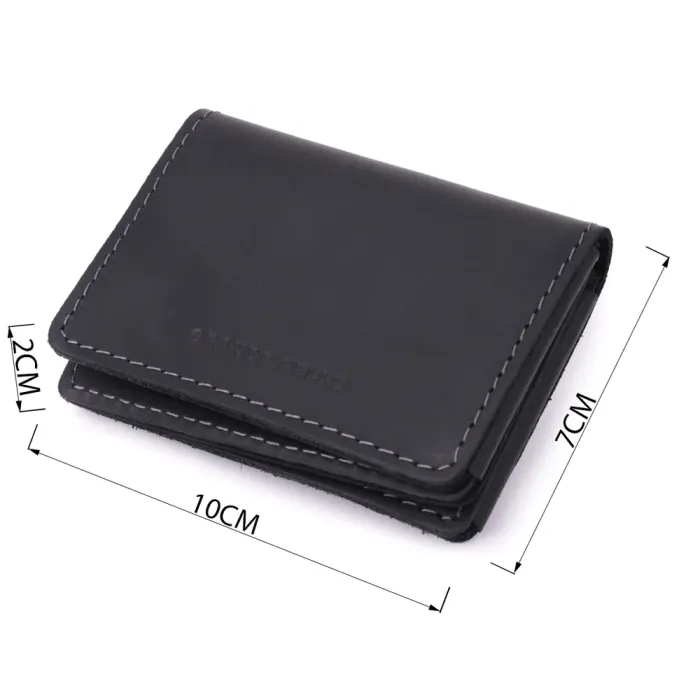 Чудова обкладинка на автодокументи у вінтажній шкірі GRANDE PELLE 22872 Чорний