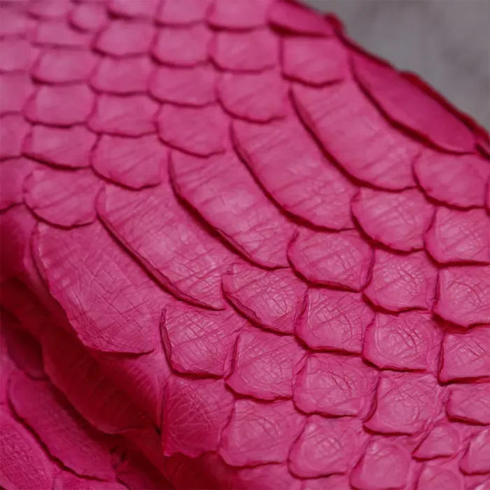 Яскравий жіночий клатч Snake Leather 14993 Рожевий