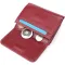 Компактний гаманець зручного формату із натуральної шкіри ST Leather 23077 Бордовий