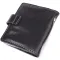Візитниця унісекс з натуральної гладкої шкіри GRANDE PELLE 22941 Чорна