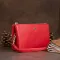 Місткий клатч із двох частин жіночий ST Leather 19251 Червоний