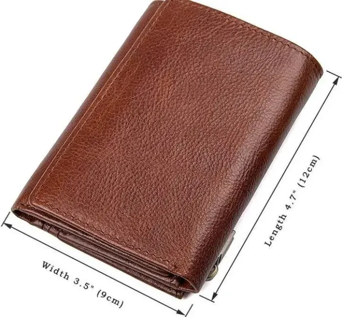 Гаманець Vintage 14511 шкіряний Коричневий