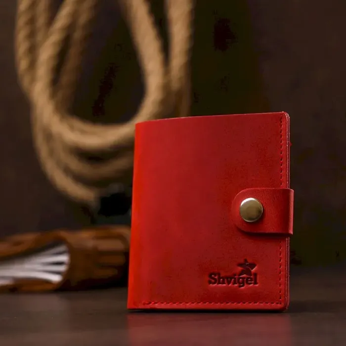 Жіноче матове портмоне Shvigel 16476 Червоний
