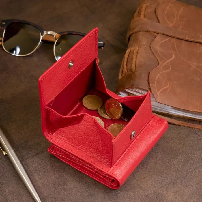 Компактний жіночий гаманець ST Leather 19259 Червоний