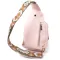 Компактна жіноча сумка з однією лямкою через плече з гладкої екошкіри Vintage 22766 Рожевий