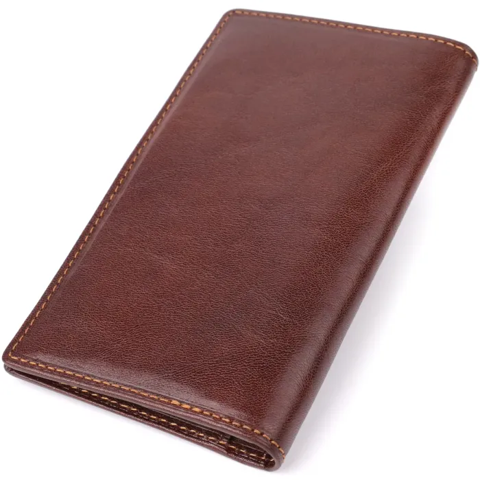 Чоловічий гаманець з натуральної глянсової шкіри Tony Perotti 20888_1 (1438 moro) Коричневий