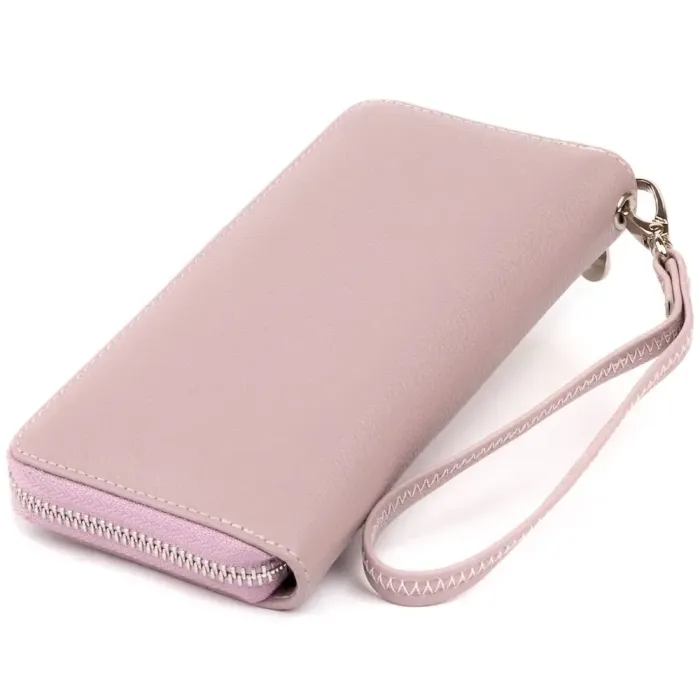 Клатч шкіряний жіночий ST Leather 19282 Ліловий